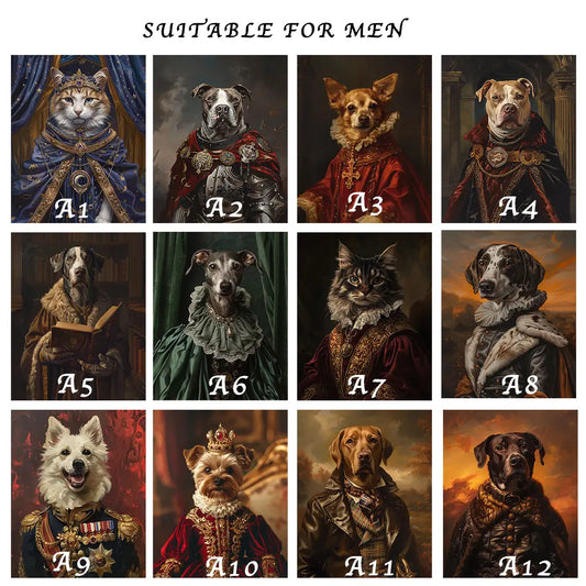 Custom Pet Portrait Costume Ideas & How to Add Them