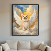 Angel Wings Memorial Pet Portrait