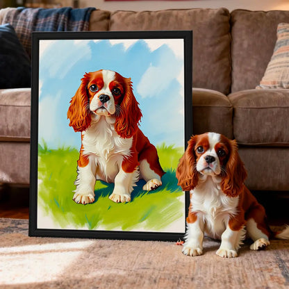 Modern Impasto Impressionism Pet Portrait