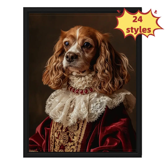 24 Unique Styles of Personalized Pet Art Canvas and Custom Portraits by Tailprints.