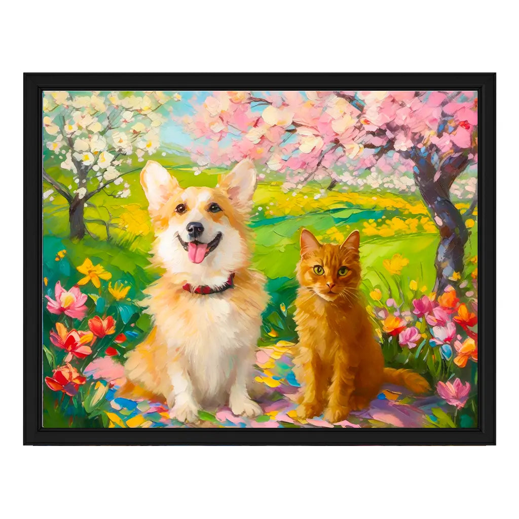 Spring Custom Pet Portrait