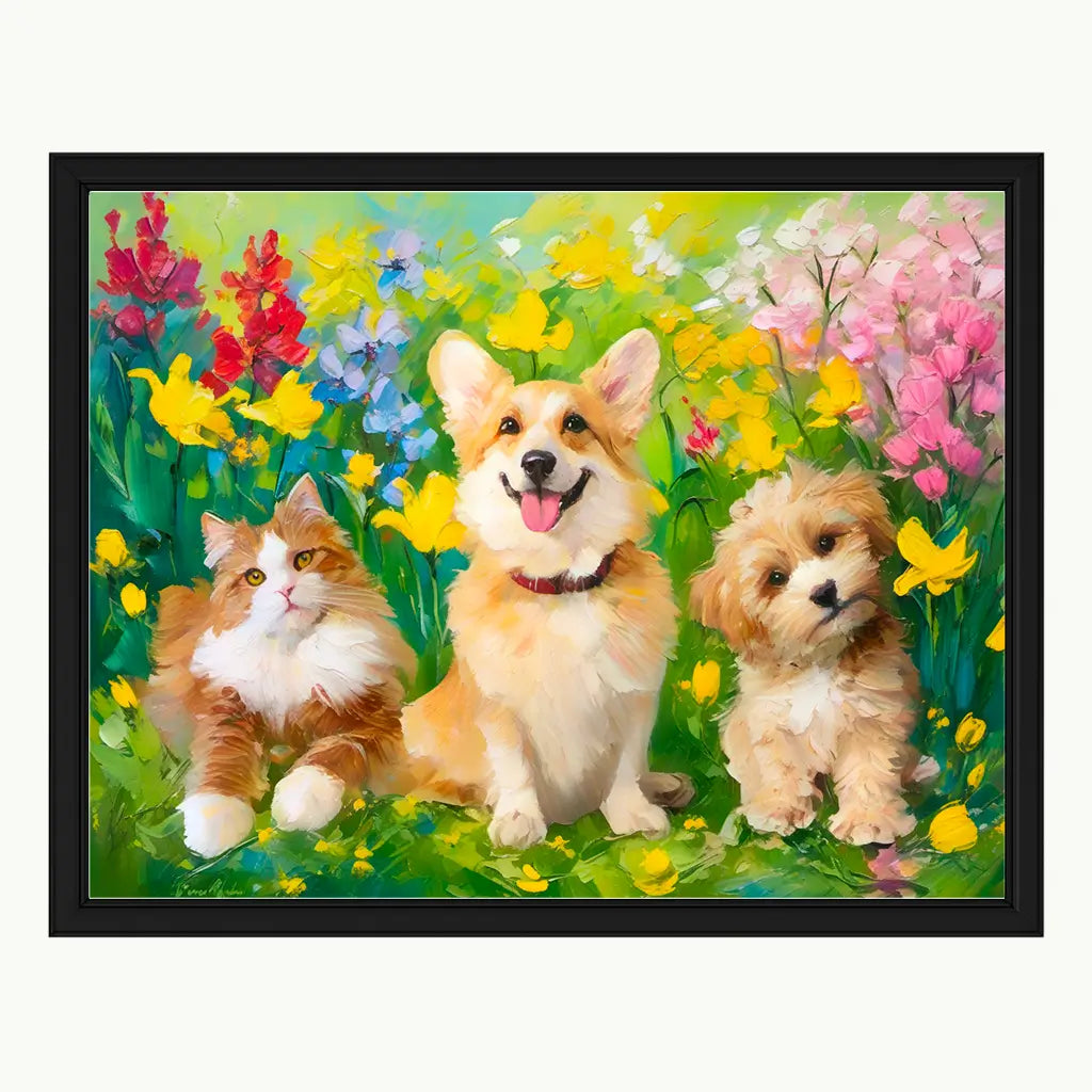 Spring Custom Pet Portrait