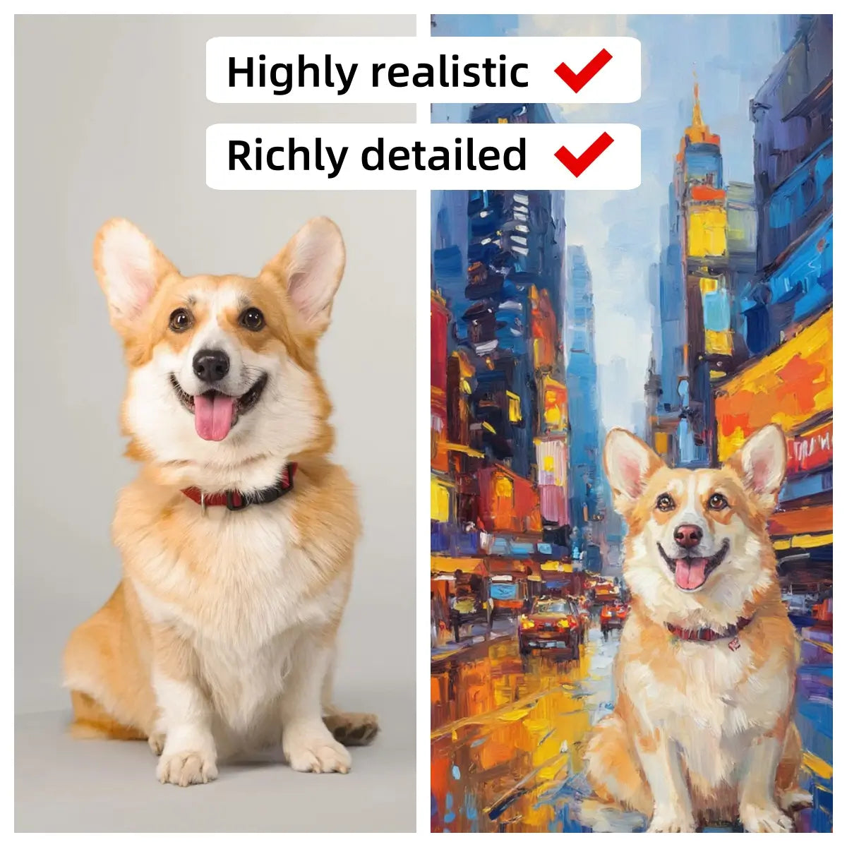 Pet × World Landmark – Custom Portrait Series