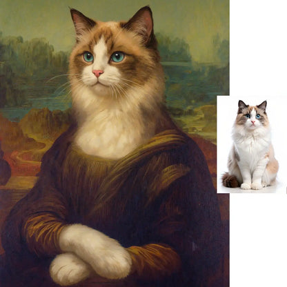 "Paw-na Lisa" Portrait