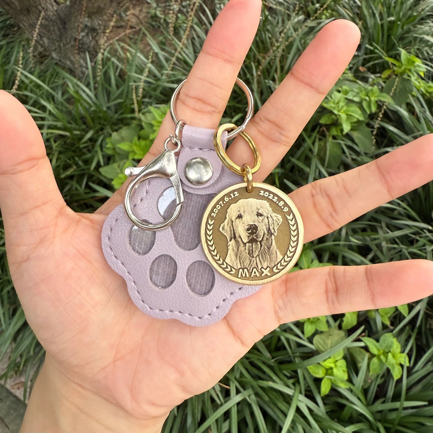 Pet Fur Holder Keychain