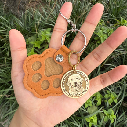 Pet Fur Holder Keychain