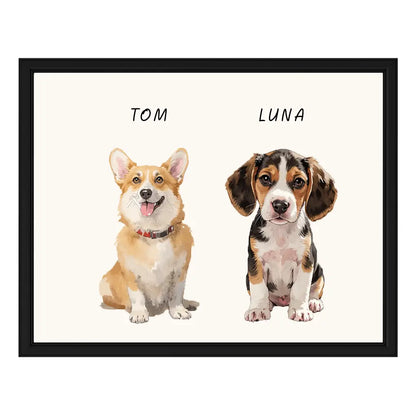 Watercolor Pet Portrait