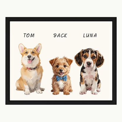 Watercolor Pet Portrait