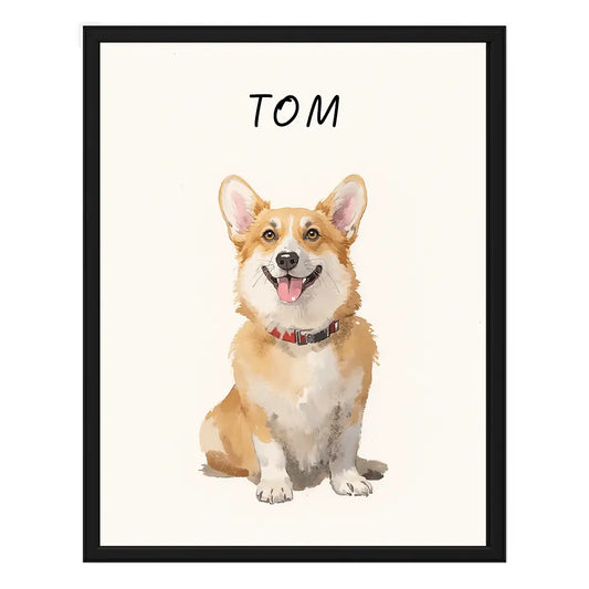 Watercolor Pet Portrait