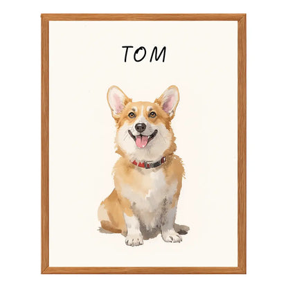 Watercolor Pet Portrait