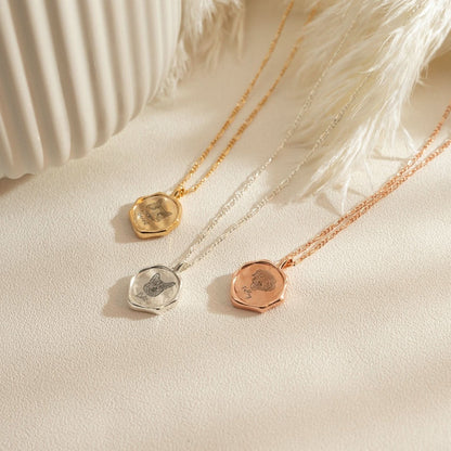 Custom Pet Face Necklace - TailPrints
