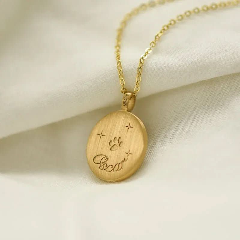 Custom Pet Face Necklace - TailPrints