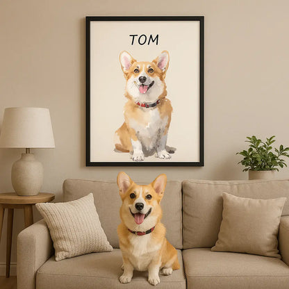 Watercolor Pet Portrait