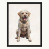 Impressionist Oil Style Pet Portrait